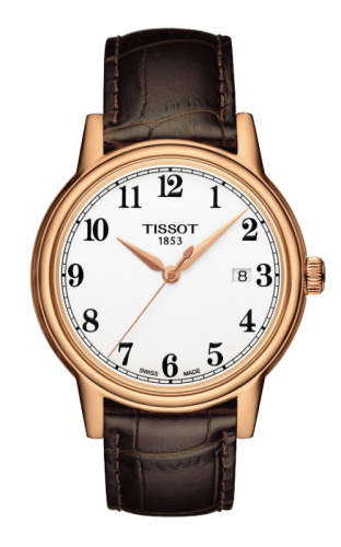 Tissot Carson Quartz 40 Rose Gold PVD / White / Strap